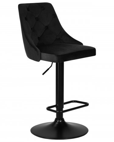 Стул барный DOBRIN JOSEPH BLACK* черный велюр MJ9-101