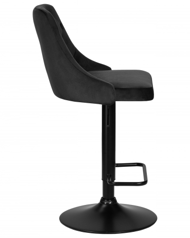 Стул барный DOBRIN JOSEPH BLACK* черный велюр MJ9-101