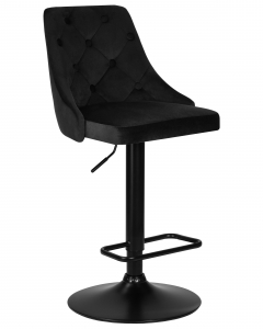 Стул барный DOBRIN JOSEPH BLACK* черный велюр MJ9-101