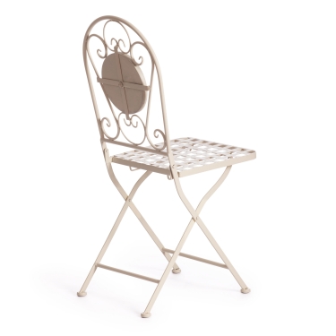 Стул Tetchair Secret de Maison VICENZA mod. PL08-7451RV металл, 363591 см, белый/плитка калейдоскоп
