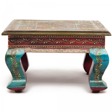 Столик Secret De Maison HAVELY mod. BJ-001 дерево манго, 30x30x17 cm, этническая роспись