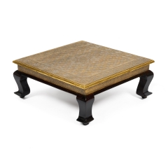 Столик Tetchair Secret De Maison GOLDEN HAVELY mod. BJ-002 дерево манго, 46х46x18, этническая чеканка