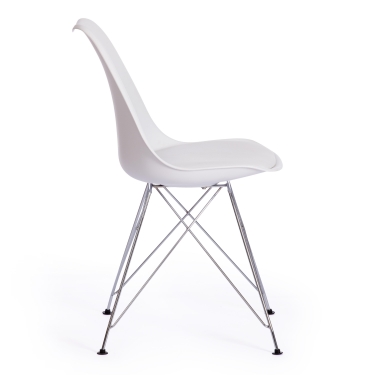 Стул TULIP IRON CHAIR mod.EC-123 металл/пластик, 54,54883,5см, white белый