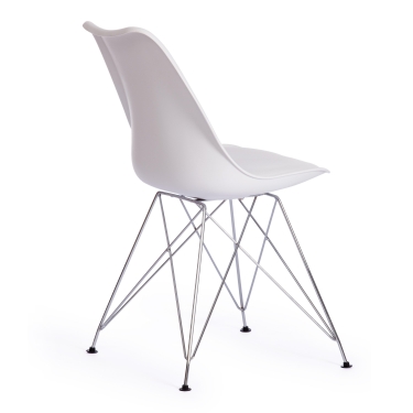 Стул TULIP IRON CHAIR mod.EC-123 металл/пластик, 54,54883,5см, white белый