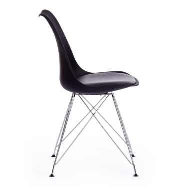 Стул TULIP IRON CHAIR mod.EC-123 металл/пластик, 54,54883,5см, черный