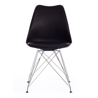 Стул TULIP IRON CHAIR mod.EC-123 металл/пластик, 54,54883,5см, черный