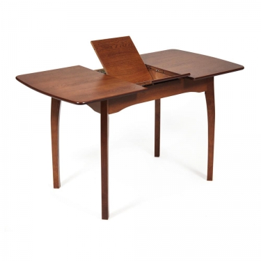 Стол Tetchair CATERINA бук, мдф, 100+30x70x75, коричневый