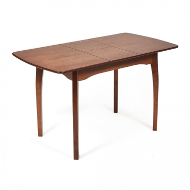 Стол Tetchair CATERINA бук, мдф, 100+30x70x75, коричневый