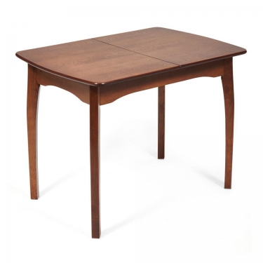 Стол Tetchair CATERINA бук, мдф, 100+30x70x75, коричневый