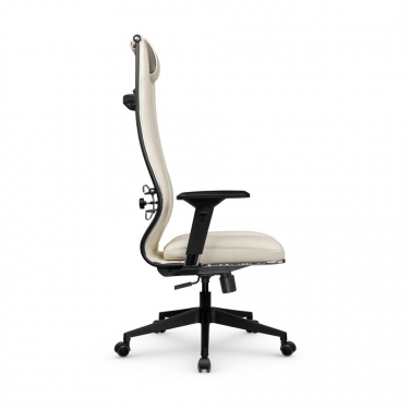 Кресло руководителя МЕТТА L 1m 50M/4D Infinity Easy Clean MPES Комплект 6 Молочное