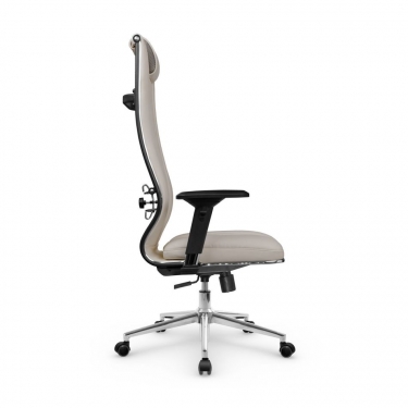 Кресло руководителя МЕТТА L 1m 50M/4D Infinity Easy Clean MPES Комплект 7 Светло-бежевое