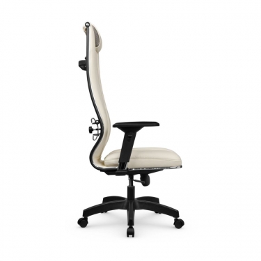 Кресло руководителя МЕТТА L 1m 50M/4D Infinity Easy Clean MPES Комплект 8 Молочное
