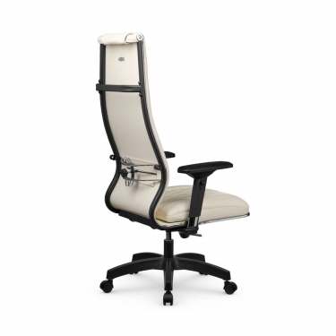 Кресло руководителя МЕТТА L 1m 50M/4D Infinity Easy Clean MPES Комплект 8 Молочное