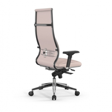 Кресло руководителя Мetta L 1m 46/4D Infinity Easy Clean MPES Комплект 2 Молочное