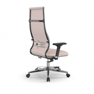 Кресло руководителя Мetta L 1m 46/4D Infinity Easy Clean MPES Комплект 3 Молочное