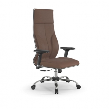 Кресло руководителя Мetta L 1m 46/4D Infinity Easy Clean MPES Комплект 5 Светло-коричневое