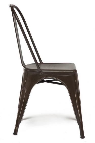 Стул LOFT CHAIR mod. 012 металл, 453585см, коричневый/brown vintage