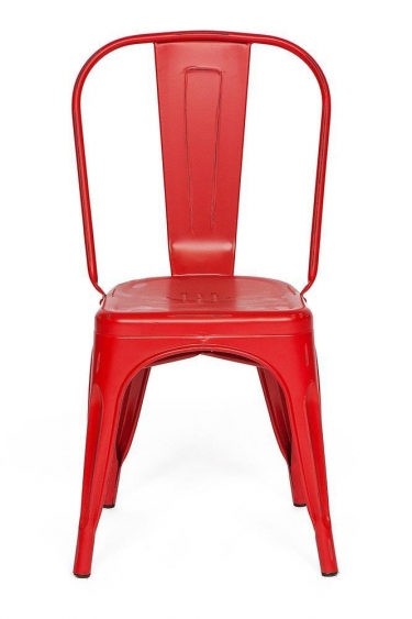 Стул LOFT CHAIR mod. 012 металл, 453585см, красный/red vintage