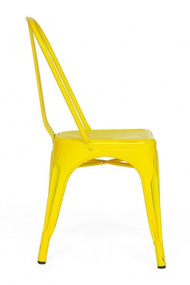 Стул LOFT CHAIR mod. 012 металл, 453585см, желтый/yellow vintage