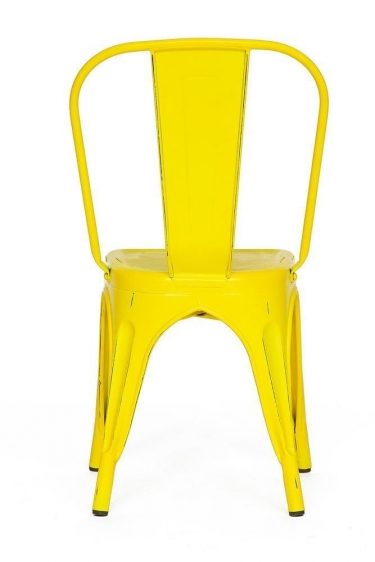 Стул LOFT CHAIR mod. 012 металл, 453585см, желтый/yellow vintage