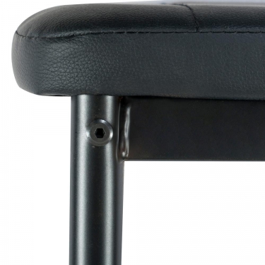 Стул Easy Chair mod. 24 металл/экокожа, 40x42x95.5см, черный