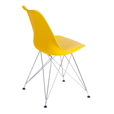 Стул TULIP IRON CHAIR mod.EC-123 металл/пластик, 54,54883,5см, желтый