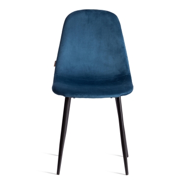 Стул Tetchair BREEZE mod. 4724 велюр / металл, Blue синий HLR63 / черный