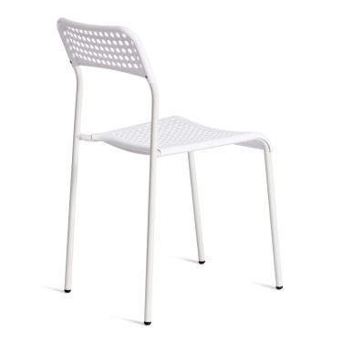 Стул Tetchair ADDE mod. C-049 металл/пластик, White белый