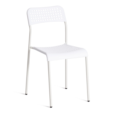 Стул Tetchair ADDE mod. C-049 металл/пластик, White белый