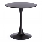 Стол Tetchair TULIP mod. 46 Металл / МДФ, Black черный, D70