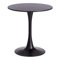 Стол Tetchair TULIP mod. 46 Металл / МДФ, Black черный, D70