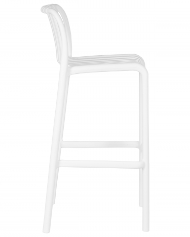 Стул барный Dobrin Chloe Bar белый