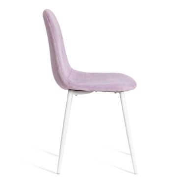 Стул Tetchair BREEZE mod. JSC-58 Велюр / металл , Lavender (лавандовый) HLR26 / белый