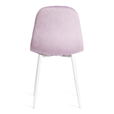 Стул Tetchair BREEZE mod. JSC-58 Велюр / металл , Lavender (лавандовый) HLR26 / белый