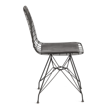 Стул TAVOLA mod. 271 металл/экокожа, 46 х 47.5 х 84 см, Black черный
