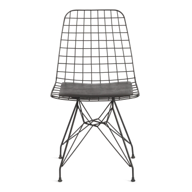 Стул TAVOLA mod. 271 металл/экокожа, 46 х 47.5 х 84 см, Black черный