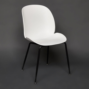 Стул Beetle Chair mod.70 металл/пластик, 4657,586см, белый