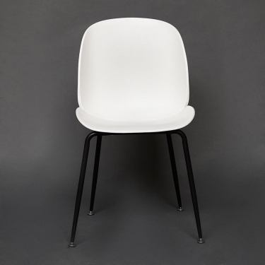 Стул Beetle Chair mod.70 металл/пластик, 4657,586см, белый