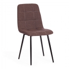 Стул Tetchair CHILLY MAX ткань/металл, 45 х 54 х 90 см , темно-коричневый 01/черный
