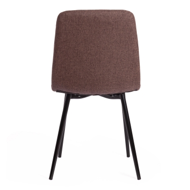 Стул Tetchair CHILLY MAX ткань/металл, 45 х 54 х 90 см , темно-коричневый 01/черный
