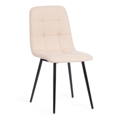 Стул Tetchair CHILLY MAX ткань/металл, 45 х 54 х 90 см , бежевый 08/черный