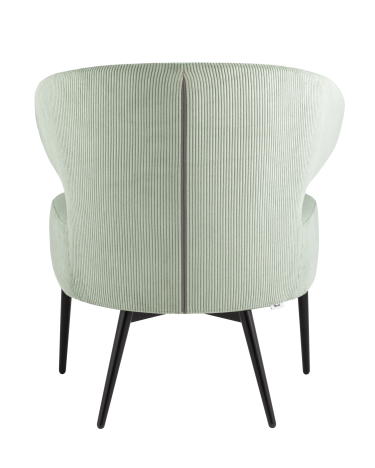 Кресло лаунж Stool group Royal Stripes велюр фисташковый