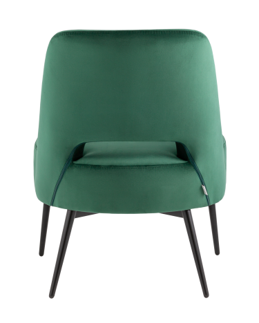 Кресло лаунж Stool group Бостон велюр зеленый