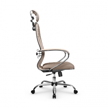 Кресло руководителя Metta L 2c 44C/K116 Infinity Easy Clean MPES Комплект 5 Темно-бежевое