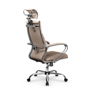 Кресло руководителя Metta L 2c 44C/K116 Infinity Easy Clean MPES Комплект 5 Темно-бежевое