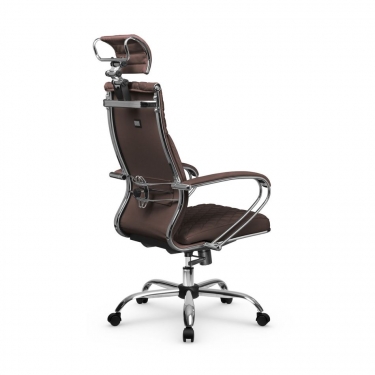 Кресло руководителя Metta L 2c 44C/K116 Infinity Easy Clean MPES Комплект 5 Темно-коричневое