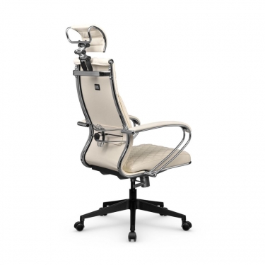 Кресло руководителя Metta L 2c 44C/K116 Infinity Easy Clean MPES Комплект 6 Молочное