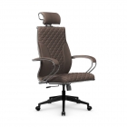 Кресло руководителя Metta L 2c 44C/K116 Infinity Easy Clean MPES Комплект 6 Светло-коричневое