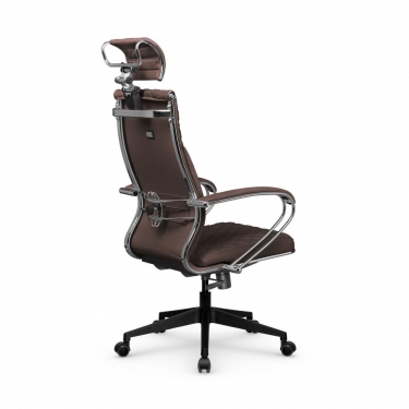 Кресло руководителя Metta L 2c 44C/K116 Infinity Easy Clean MPES Комплект 6 Темно-коричневое