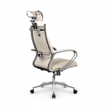 Кресло руководителя Metta L 2c 44C/K116 Infinity Easy Clean MPES Комплект 7 Молочное